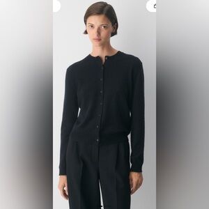 Aritzia Black cashmere Cardigan